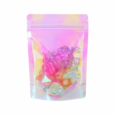 Пакет-саше прозорий блискучий для пакування із Zip-Lock замком, дой-пак, 13*18 +3 см, 10 шт