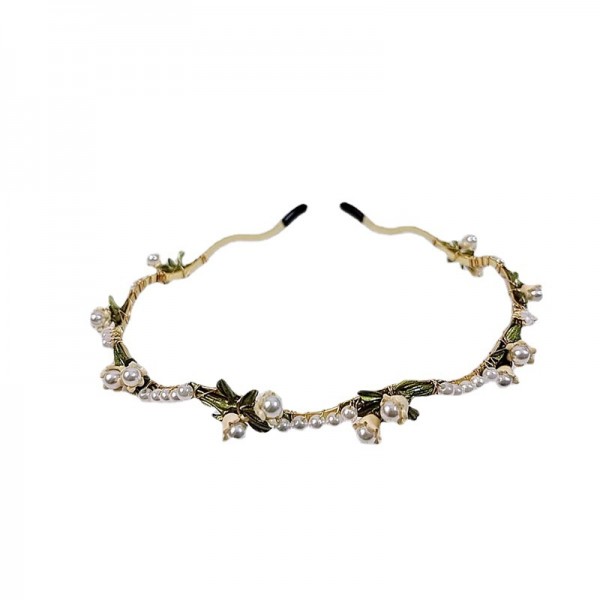 Обруч для волосся "Sharp Garden", золото