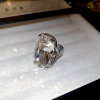 Каблучка "Crystal Shine", срібло 