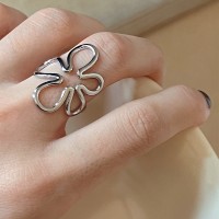 Каблучка у формі квітки "Flower Ring", срібло 