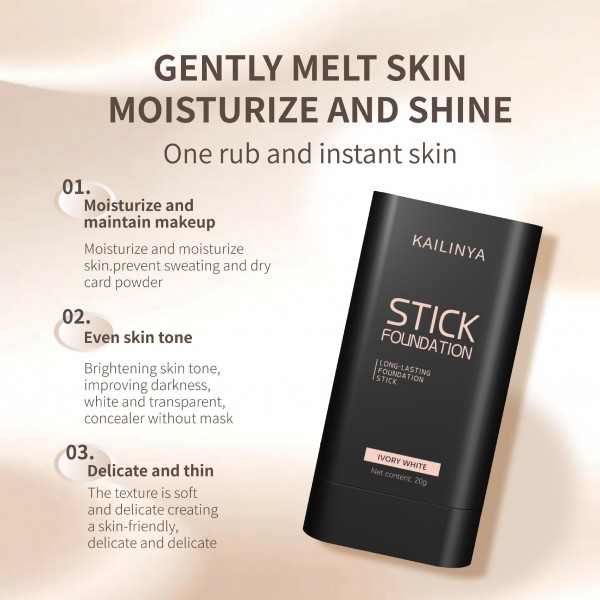Тональний крем-стік для обличчя KAILINYA Stick Foundaion, 2 кольори, 20 г