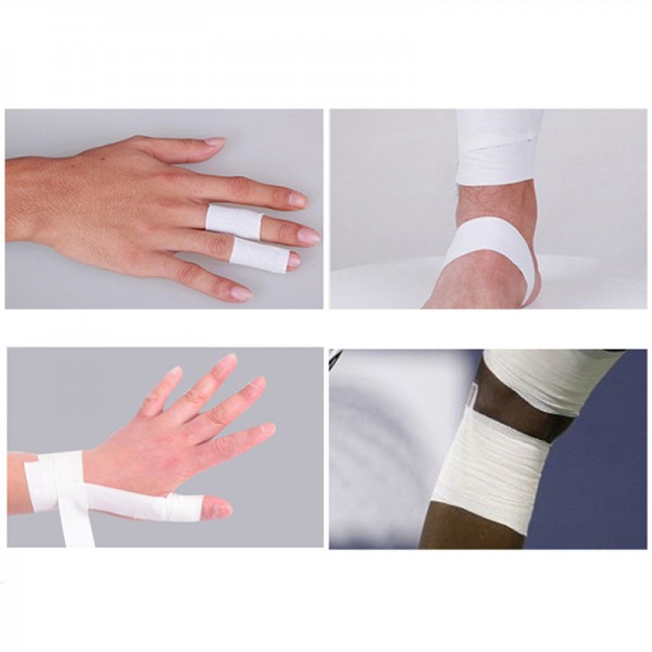 Тейп жорсткий, нееластичний, спортивний, зелений, 3,8 см х 9,14 м