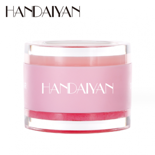 Блиск + скраб для губ Handaiyan Double, зволожуючий блиск і скраб, 2 в 1