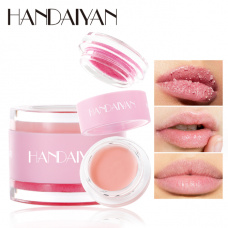 Блиск + скраб для губ Handaiyan Double, зволожуючий блиск і скраб, 2 в 1