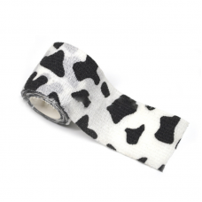 Бинт еластичний Coban 7,5 см, далматин, фіксуючий, самозакріплюючий, бинт Кобан, самоклеючий, аутоадгезійний бинт, 7.5 см х 4,5 м