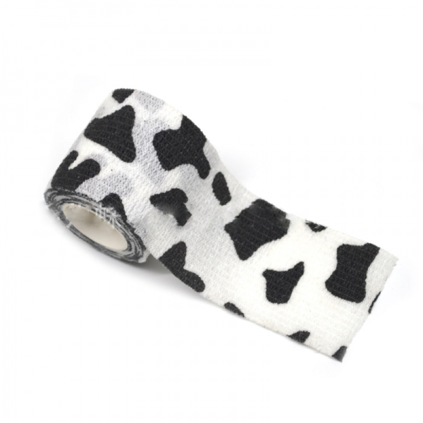 Бинт еластичний Coban 7,5 см, далматин, фіксуючий, самозакріплюючий, бинт Кобан, самоклеючий, аутоадгезійний бинт, 7.5 см х 4,5 м