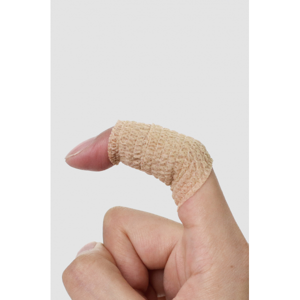 Бинт еластичний Coban 7,5 см, далматин, фіксуючий, самозакріплюючий, бинт Кобан, самоклеючий, аутоадгезійний бинт, 7.5 см х 4,5 м