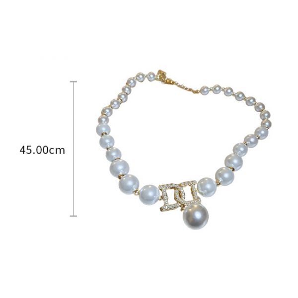 Ланцюжок з перлами "Pearls D and D", золото