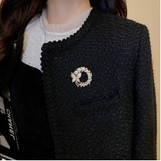 Брошка "Pearl Butterfly", золото