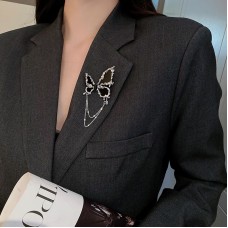 Брошка "Void Butterfly", срібло