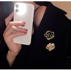 Брошка "Diamond Rose", 2 кольори