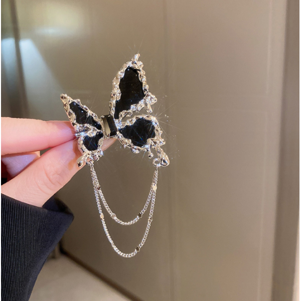 Брошка "Void Butterfly", срібло