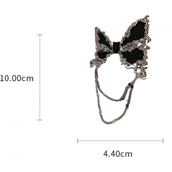 Брошка "Void Butterfly", срібло