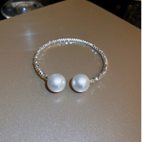 Браслет "Double Pearl", срібло