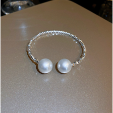 Браслет "Double Pearl", срібло