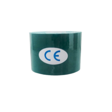 Тейп Кінезіо 7.5 см, кінезіологічна стрічка Kinesiology Tape, 7.5 см, темно - зелений