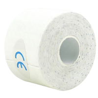Тейп Кінезіо 7.5 см, кінезіологічна стрічка Kinesiology Tape, 7.5 см, білий