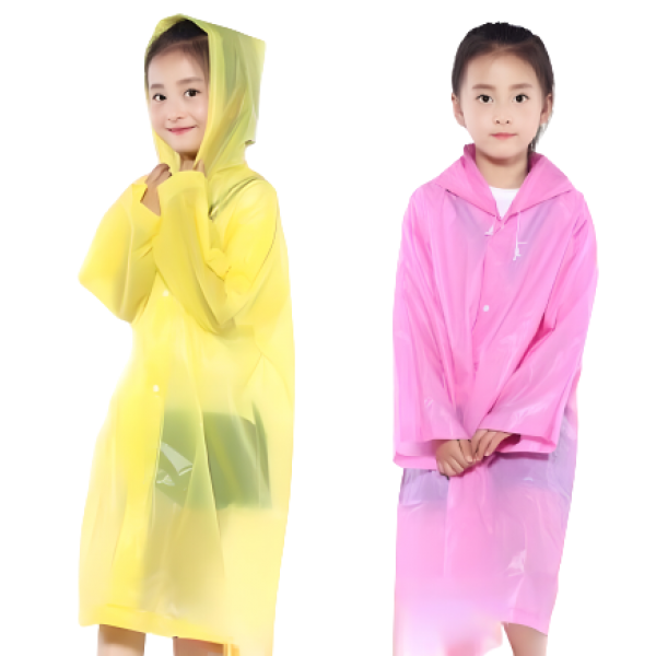 Дощовик дитячий з капюшоном (115 х 55 см), 5 кольорів