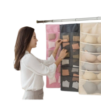 Органайзер подвесной в шкаф для нижнего белья, двусторонний 78х36 см