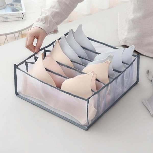 Органайзер для одягу та білизни з перегородками на 6 відділень, 32*32*12 см, 1 шт