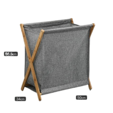 Кошик для зберігання одягу, іграшок, білизни, сумка органайзер для зберігання, 56,5х50х34 см