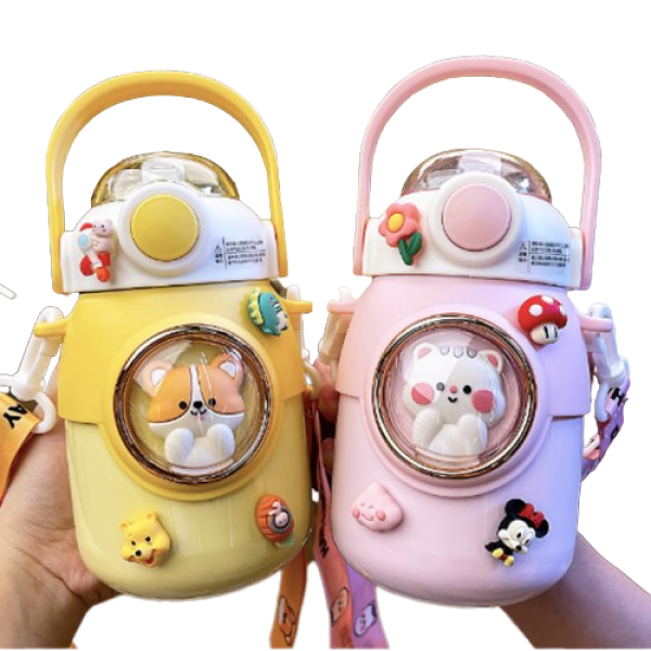 Пляшка для води, дитяча пляшка для води, різні кольори, 700 мл