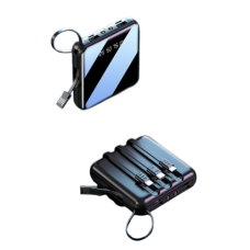 Портативний акумулятор, повербанк "Power", Powerbank на 10000 MaH, на 4 кабелі