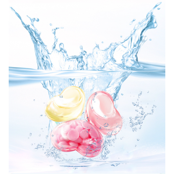 Гелева капсула для прання "Triple Heart", 3 в 1, з ароматом вишні, 1 шт