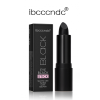 Помада матова чорна ibcccndc Eye Black Stick, матова чорна помада для гриму, 3,8 г