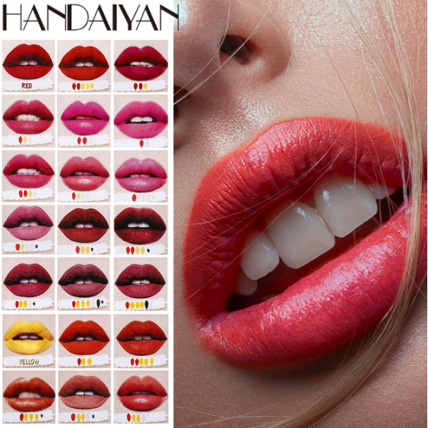 Блеск для губ Handaiyan DIY, набор матовых помад из 5 цветов Блеск для губ Handaiyan DIY, набор матовых помад из 5 цветов