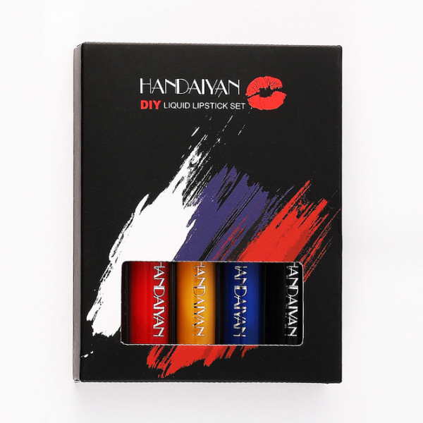 Блеск для губ Handaiyan DIY, набор матовых помад из 5 цветов Блеск для губ Handaiyan DIY, набор матовых помад из 5 цветов