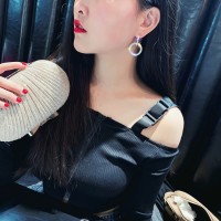 Серьги вечерние "Round Crystal", разные виды