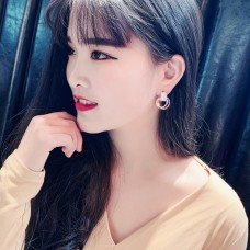 Сережки "Layered Rings", різні кольори