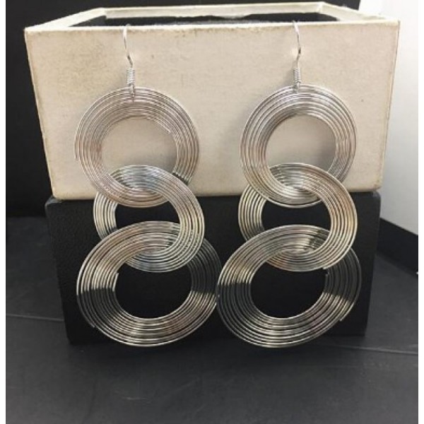 Сережки "Thin Circles", 2 кольори