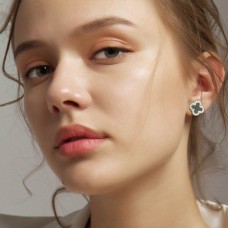 Сережки гвіздочки Van Cleef "HerStyle", різні кольори