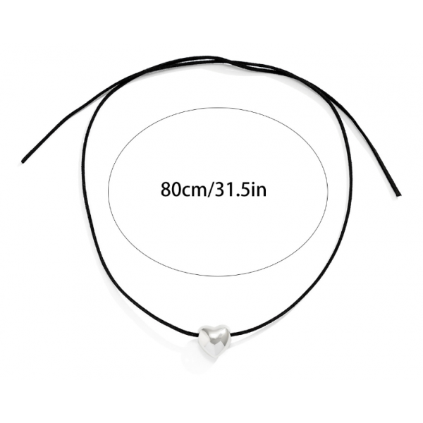 Ланцюжок "Metalic Heart", срібло