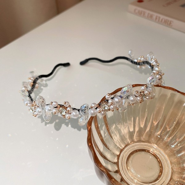 Обруч для волосся "Crystal Glade", золото