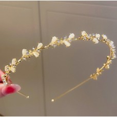 Обруч для волосся "Laconic Flowers", золото