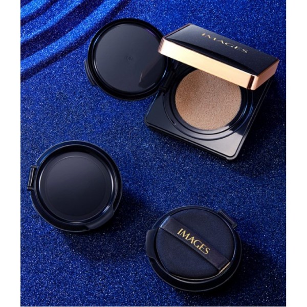 Кушон - консилер Images Gilding and Air Cushion Cream, з SPF50, тон 02 слонова кістка, 15+15 г Кушон - консилер Images Gilding and Air Cushion Cream, з SPF50, тон 02 слонова кістка, 15+15 г