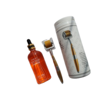 Акційний набір: Мезоролер ZGTS 192 голки + Сироватка з екстрактом червоного апельсина Images Blood Orange Fresh Moisturizing Essence, 100 мл