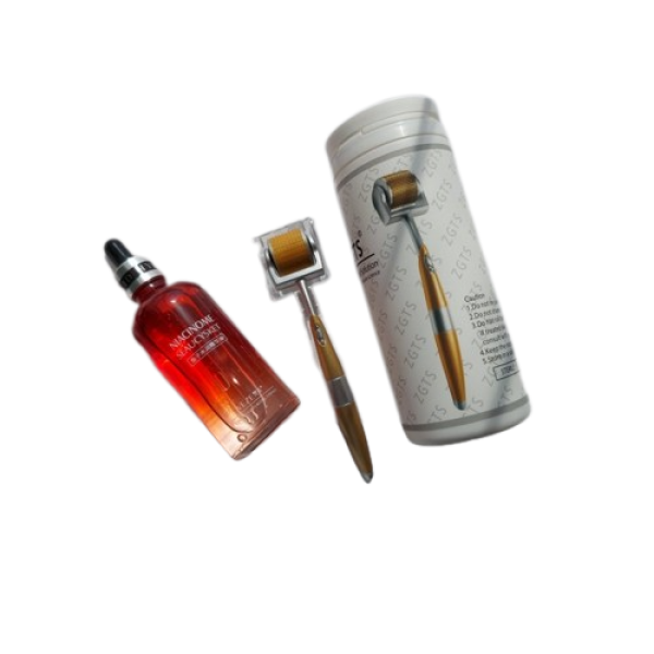 Акційний набір: Мезоролер ZGTS + сироватка Venzen CAVIAR ANTI-AGING, з чорною ікрою, 100 мл