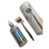 Акционный набор: Мезороллер ZGTS 192 голки + Сыворотка отбеливающая Venzen Whitening Essence, увлажняющая, 100 мл