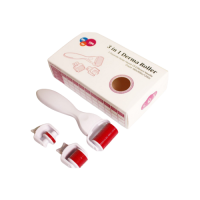 Мезоролер 3в1 Derma Roller (0,25мм +0,5мм +1мм)