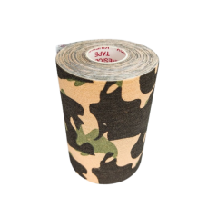 Тейп кінезіо 10 см, кінезіологічна стрічка Kinesiology Tape, 10см, мілітарі