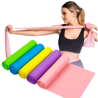 Стрічка-еспандер для пілатесу, еспандер, стрічка для фітнесу, еспандер для стрейчингу, 1800х150х0,45 мм