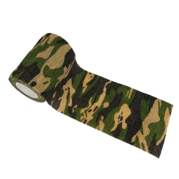 Бинт еластичний Coban 7,5см, фіксуючий, самозакріплюючий, бинт Кобан, самоклеючий,  аутоадгезійний бинт 7,5см х 4,5м, камуфляж