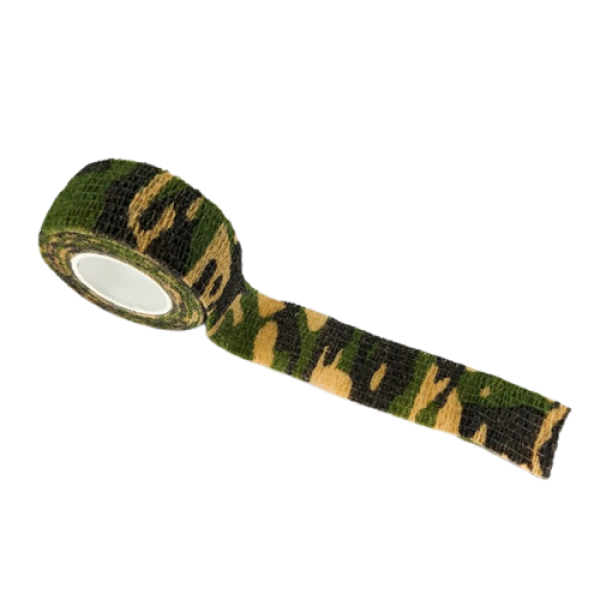 Бинт еластичний Coban 2,5 см, фіксуючий, самозакріплюючий, бинт Кобан, самоклеючий, бинт камуфляж, аутоадгезійний бинт 2,5см х 4,5м