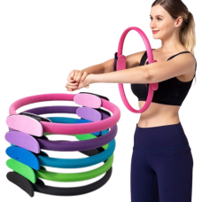 Ізотонічне кільце для пілатесу Fitness Ring Easy Fitness, йога коло, діаметр 38 см