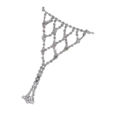 Браслет на руку "Exclusive bangle", зі стразами та каблучкою, 1 шт