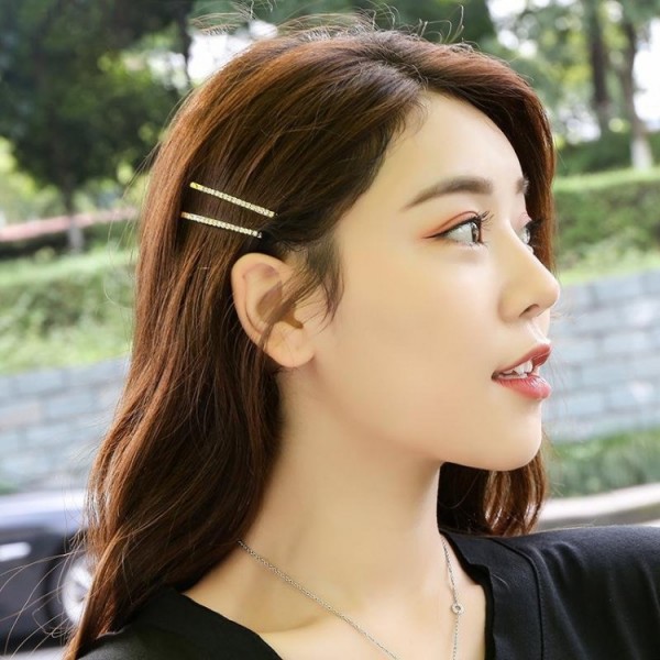 Невидимка для волосся, зі стразами "Shine"